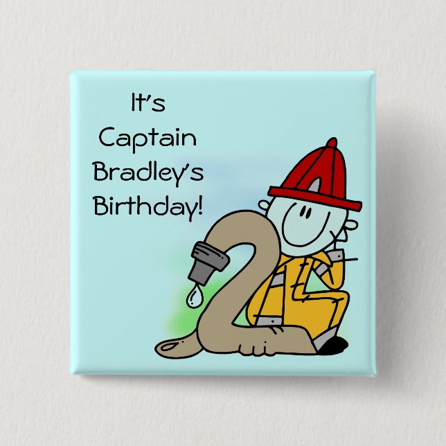 Knapp för anpassad brandbekämpning 2:a födelsedage (Framsida)