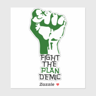 Knapp för att bekämpa planen för Anpassningsbar fö Klistermärken