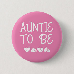 Knapp för att vara rosa Hearts Baby Shower