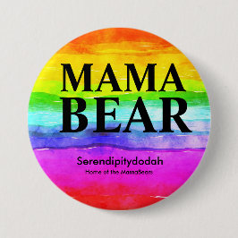 Knapp för Bright Rainbow Serendipitydodah