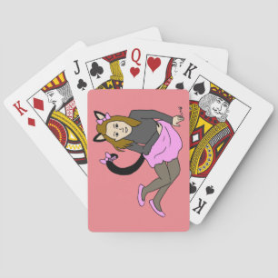 knapp för catgirl casinokort