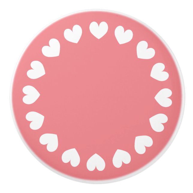 Knapp för dragning av anpassningsbarnas hjärtdörr  knopp (Framsidan)