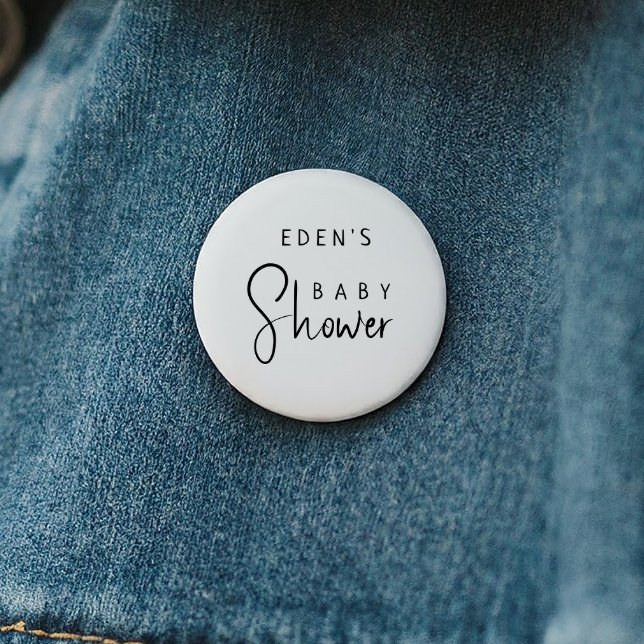 Knapp för enkel modern Neutralt för cute Baby Show (Skapare uppladdad)