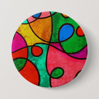 Knapp för etnisk stamafrikansk flerfärgad konst