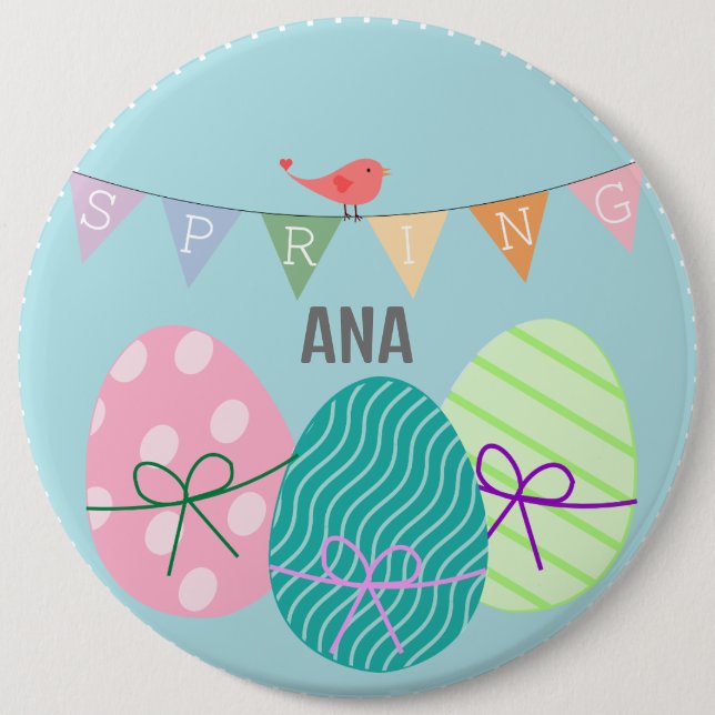 Knapp för färgämnen vår och Påsk (Framsida)