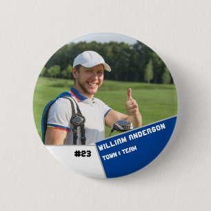 Knapp för fotosport/knappnål golfspelare för anpas
