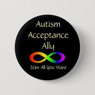Knapp för godkännande av autism