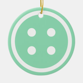 Knapp för grumlig sågning julgransprydnad keramik