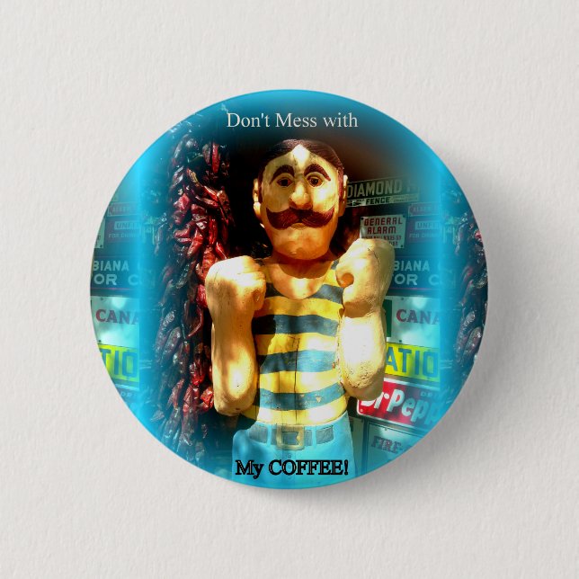 knapp för kaffe-älskare (Framsida)