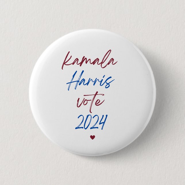 Knapp för Kamala Harris Voter inför valet 2024 (Framsida)