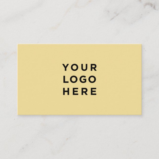 Knapp för Logotyp av minimalistisk Professionell Visitkort (Framsida)