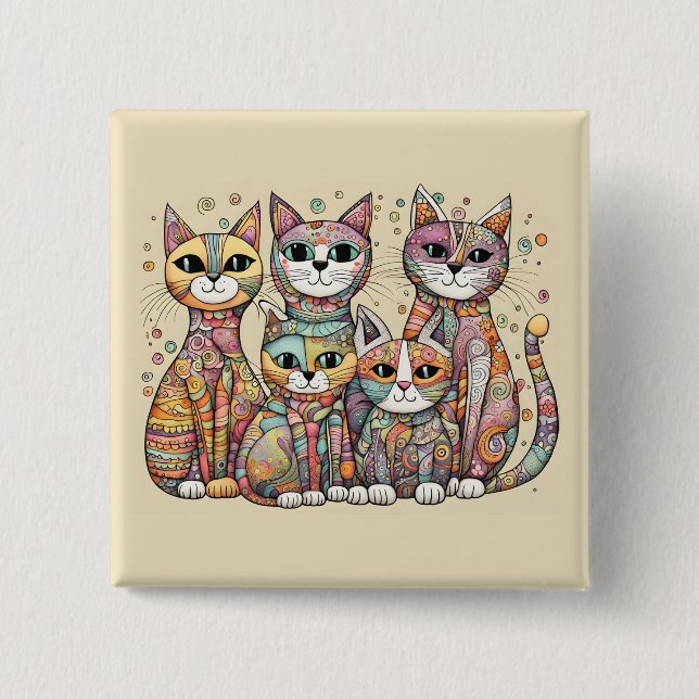 knapp för lugnande katter (Framsida)