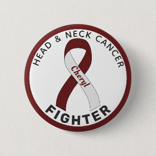 Knapp för motverkande av cancer Ribbon White