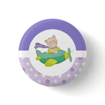 Knapp för Nalle av pastel