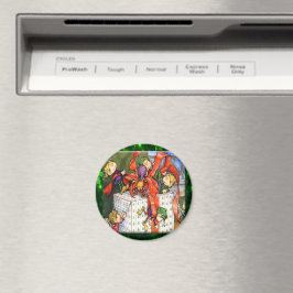 Knapp för omslagning av befintliga omgångar magnet