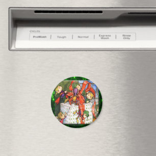 Knapp för omslagning av befintliga omgångar magnet