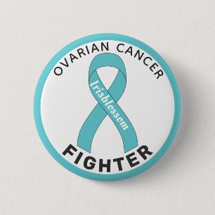 Knapp för oval cancerbekämpning Ribbon White