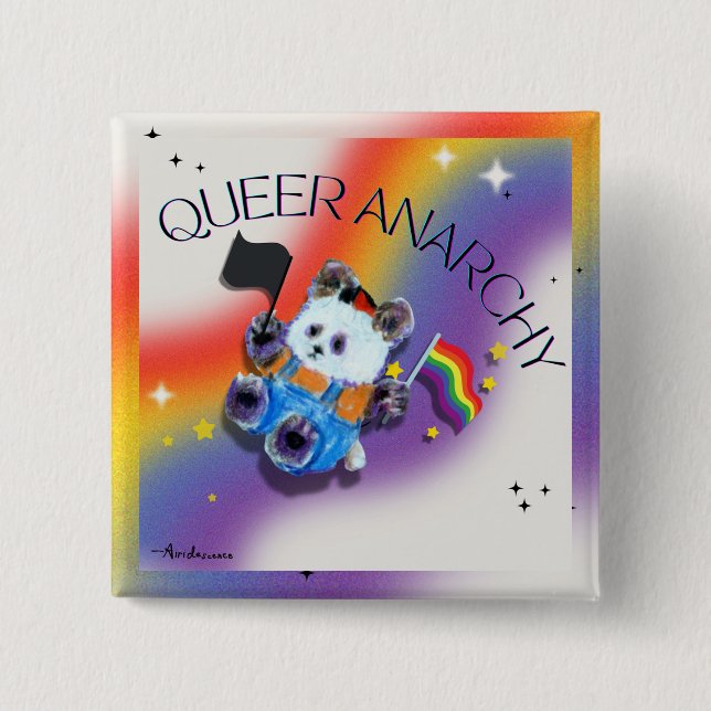 Knapp för popup-Pridet Panda Bear (Framsida)