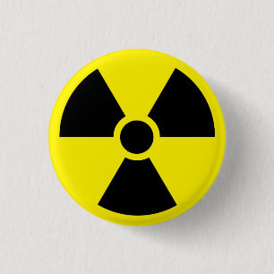 Knapp för radioaktiv symbol