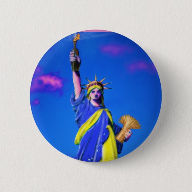 Knapp för ukrainska liberty (Framsida)