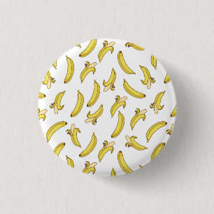 Knapp för utskrift av Banana Mönster