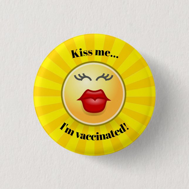 Knapp för vaccinationsdesign (Framsida)