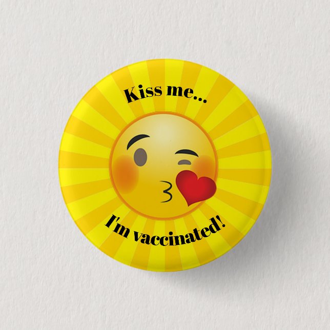 Knapp för vaccinationsdesign (Framsida)