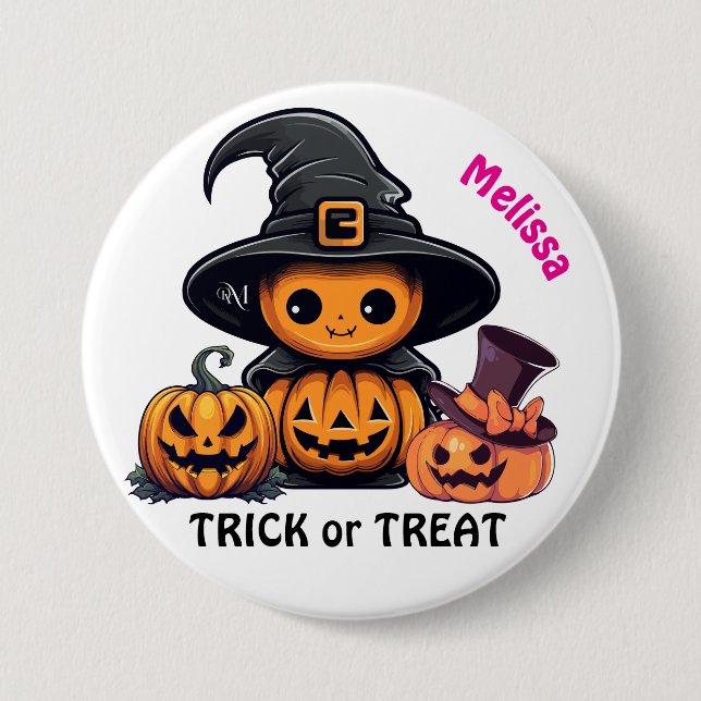 Knapp : HALLOWEEN Godis (Framsida)
