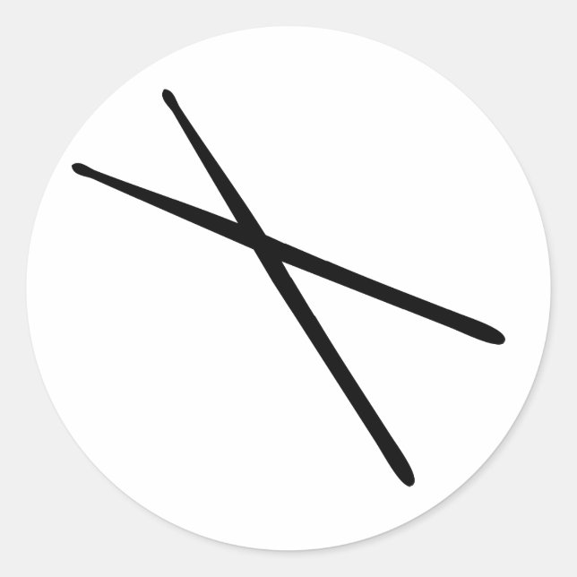 knapp ikon runt klistermärke (Framsida)