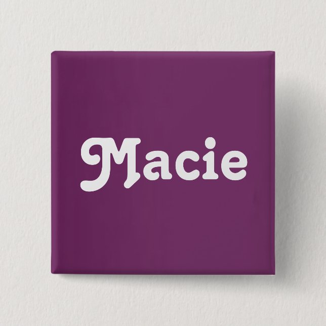 Knapp Macie (Framsida)