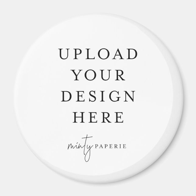 Knapp Magnet 3-tums stor runda (Framsidan)