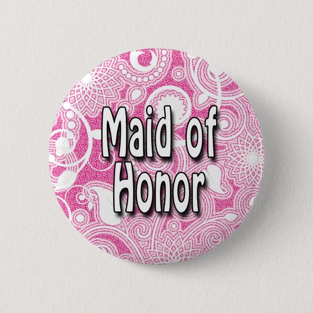 Knapp: Maid of honor Knapp (Framsida)