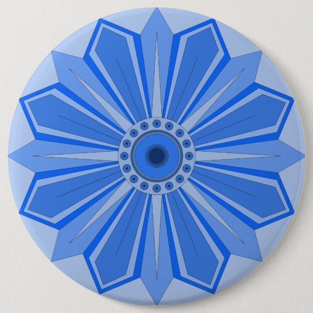 Knapp med blomkonst (Framsida)