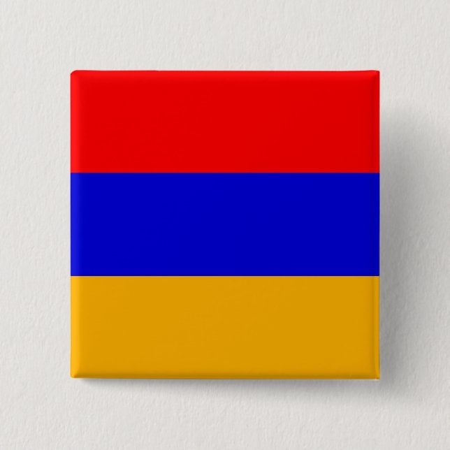 Knapp med Flagga Armenien (Framsida)