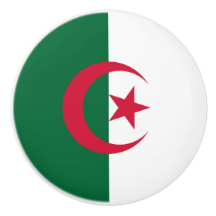 Knapp med flagga av Algeriet Knopp