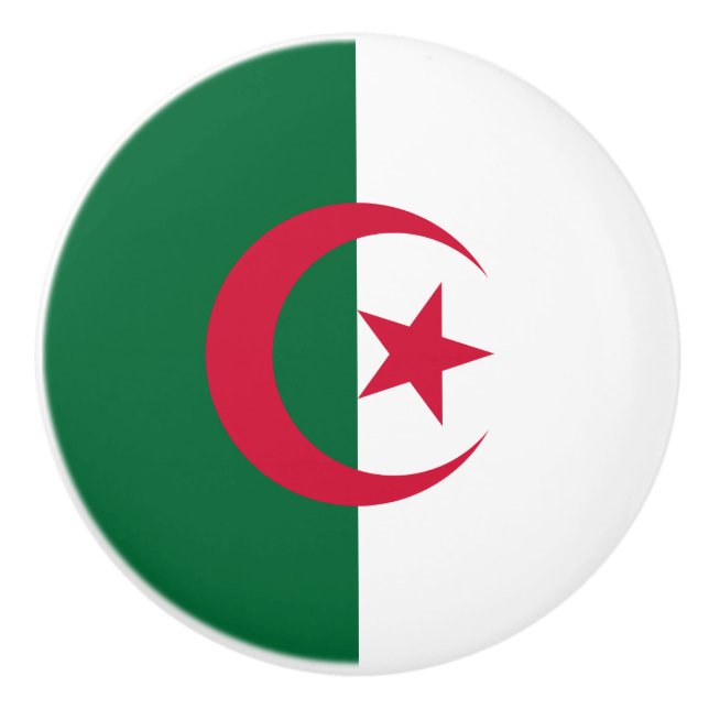 Knapp med flagga av Algeriet Knopp (Framsidan)
