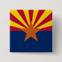 Knapp med Flagga av Arizona