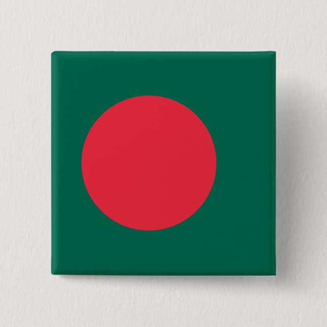 Knapp med Flagga av Bangladesh (Framsida)