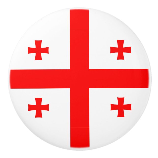 Knapp med flagga av Georgien Knopp (Framsidan)