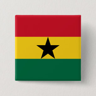 Knapp med Flagga av Ghana