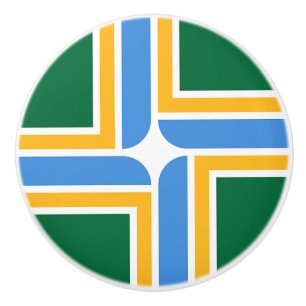 Knapp med flagga av Portland, USA Knopp