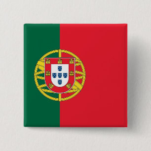 Knapp med Flagga av Portugal