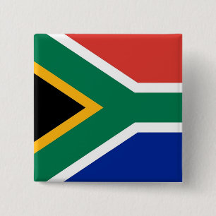 Knapp med Flagga av sydlig Afrika