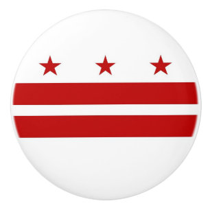 Knapp med flagga av Washington DC, USA Knopp