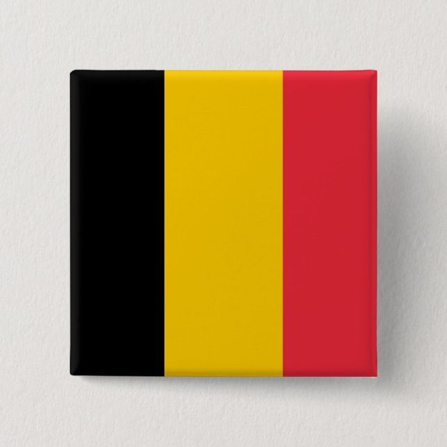 Knapp med Flagga Belgien (Framsida)