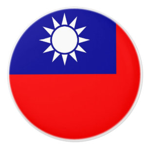 Knapp med flagga från Taiwan Knopp