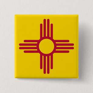 Knapp med Flagga i New mexico