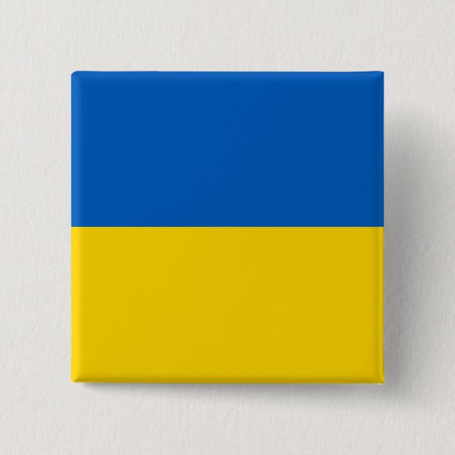 Knapp med Flagga i Ukraina (Framsida)