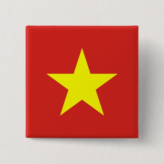 Knapp med Flagga i Vietnam (Framsida)