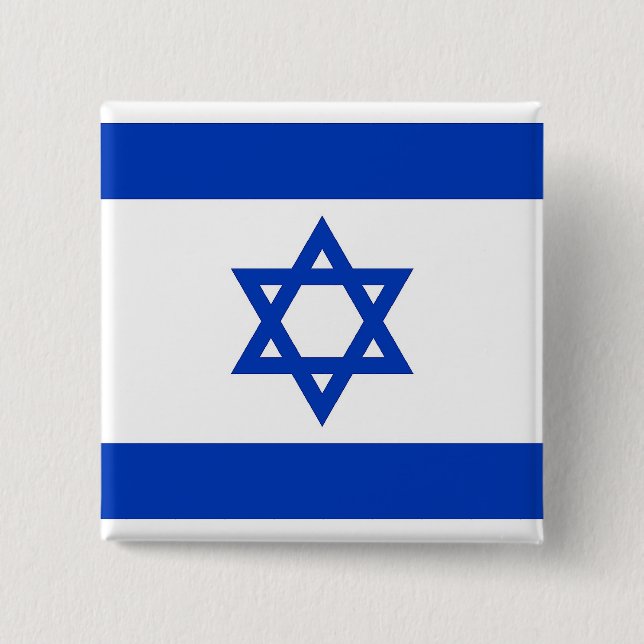 Knapp med Flagga Israel (Framsida)